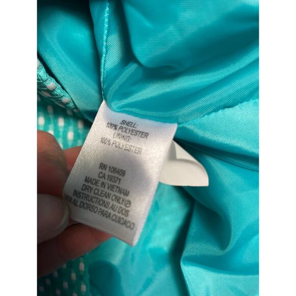 Chelsea Rae SZ 4 Turquoise & White Dress - Picture 2 of 9